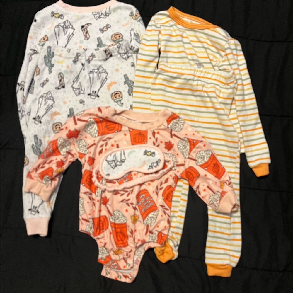 Adorable Kids Pajama Sets- Fall Colors